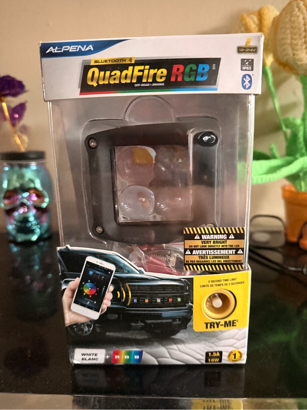 QuadFire RGB Bluetooth Leds - Black/White